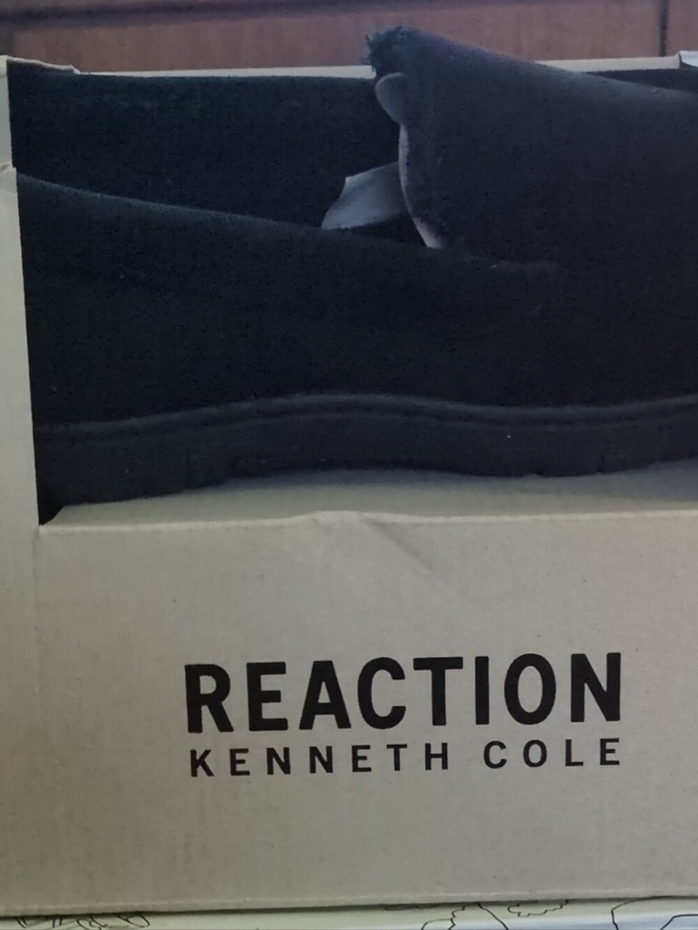 Reaction Kenneth Cole Black Slip-On Loafers